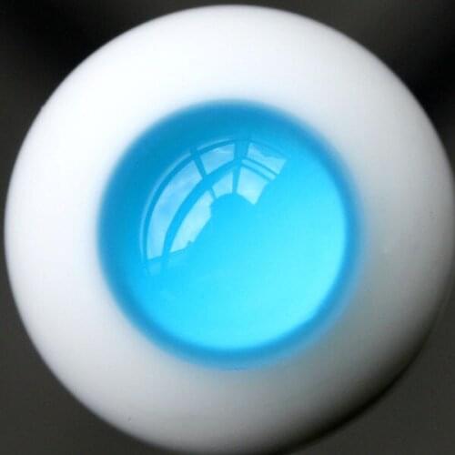 [wamami] 16mm Blue No Pupil Eyes For BJD Doll Dollfie Glass Eyes Outfit