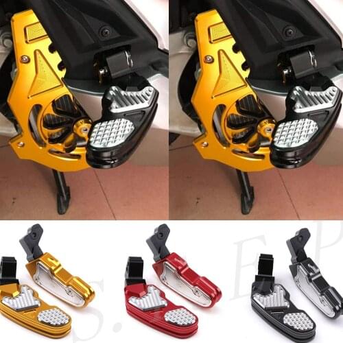 Motorcycle Rear Foot Pedals Footrests Pegs For Honda PCX 125 PCX 150 2018-2019-2020