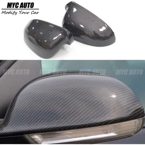 Replacement Carbon Fiber For Volkswagen VW Golf 5 Jetta Sagitar Lavida Rear Side View caps Mirror Cover 2006 2007 2008 -2011