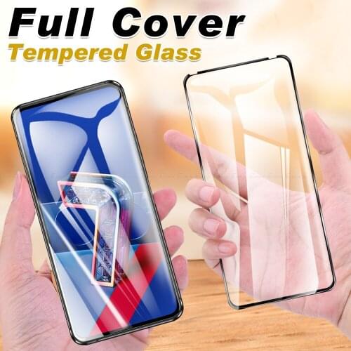 Screen Protector Tempered Glass For Asus Zenfone 8 Flip 7 Pro ZS672KS ZS590KS ZS671KS ZS670KS Full Cover Glass Protective Film
