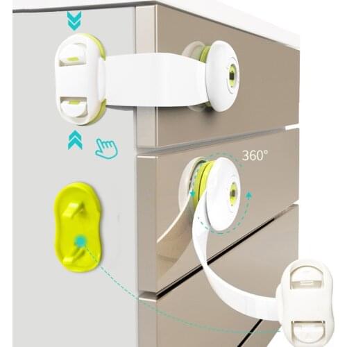1pcs Baby Child Safety Lock for Refrigerators Drawer Door Baby Security Protection From Children Drawer Safety Lock