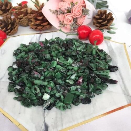 200g beautiful natural mineral red ruby Crystal gemstone meditation reiki healing epidote crystal stone wholesale for home decor