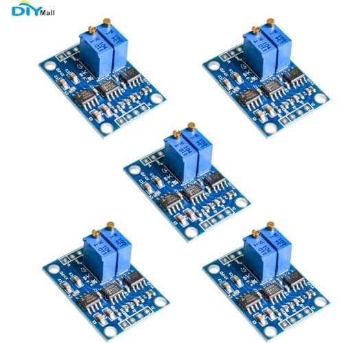 5pcs AD620 Transmitter Microvolt MV Signal Instrumentation Module Board 3-12VDC Voltage Amplifier Module