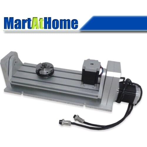 CNC Engraving Machine Rotary Table H-type A Axis B Axis, 4th & 5th Rotational Axis with 3-Jaw Chuck #SM615 @SD