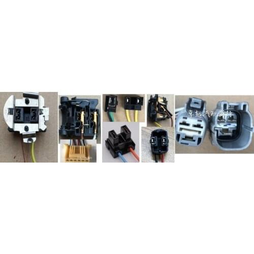 Car connector FOR headlight H7 H1 low beam bulb socket plug USED High current 3PIN docking connector 6P Gasoline pump plug