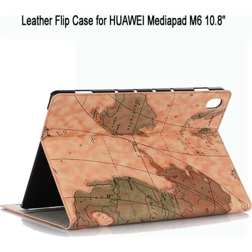 Case for Huawei MediaPad M6 10.8 2019 Ultra Slim Magnetic Flip Stand PU Leather Tablet Funda Smart Cover for Huawei M6 10.8 Case