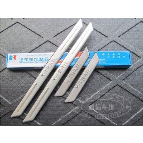 For 2008-2011 Nissan X-TRAIL T31 High quality stainless steel Scuff Plate/Door Sill