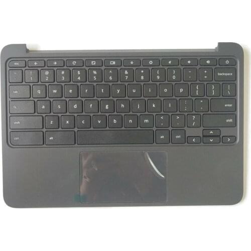 JIANGLUN for HP Chromebook 11 G5 EE Palmrest Top Case with Keyboard & Touchpad 917442-001