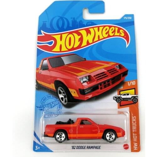 2021-175 Hot Wheels Cars 82 DODGE RAMPAGE GT 1/64 Metal Diecast Cars Collection Kids Toys Vehicle For Gift