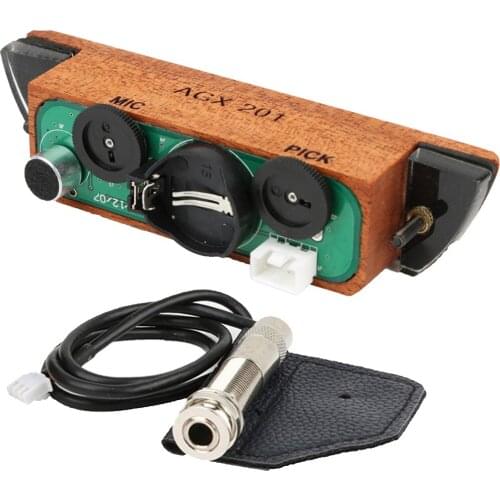 Mic Pick Enclosed Acoustic Guitar Pickup System Equalizer Active Pickup