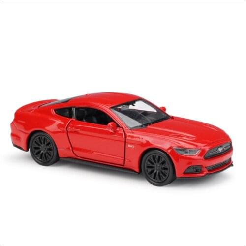Welly1: 36 Mustang GT simulation alloy car model return force car childrens new year Christmas birthday gift