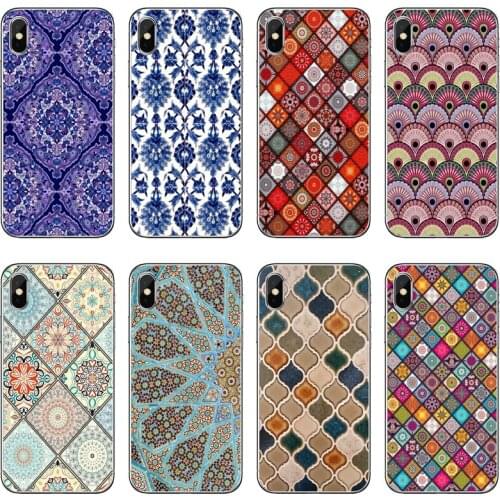 Moroccan Tiles Pattern Soft Phone Case For Samsung Galaxy A71 A70 A60 A51 A50 A41 A40 A31 A30 A20E A21S A12 A10 A7 A5 A3