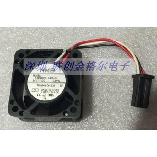 NMB-MAT 04020VA-24M-CL 01 Server Cooling Fan DC 24V 0.07A 40x40x20mm 3-wire