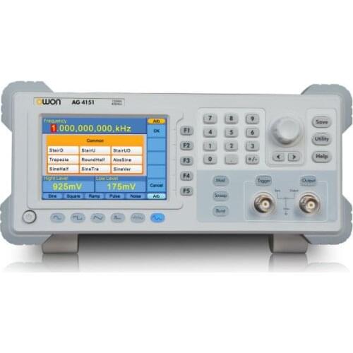 Owon AG4151 Single150MHZ 400MSa/S 14bits DDS Arbitrary Waveform Generator Function Generator