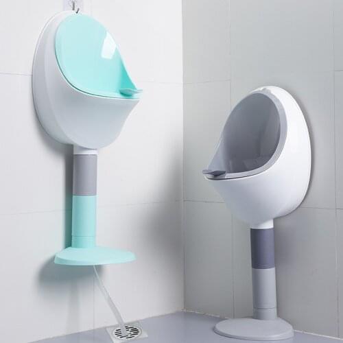 Portable Toilet Potty Training for Babys Boy Urinal Standing Hanging Adjustable Base Height Separation Slot Easy Clean Leakproof