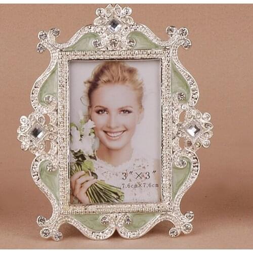 Vintage Style Retro Photo Frame Big White Baby Children Birthday Small 3 Inch Photo Frame Wedding Decoration Home Decor