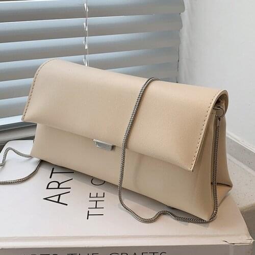 Luxury Handbags Party Women Clutch Designer Female Flap Crossbody Leather Shoulder Bags Vintage Ladies Sac Chains Messenger Bag
