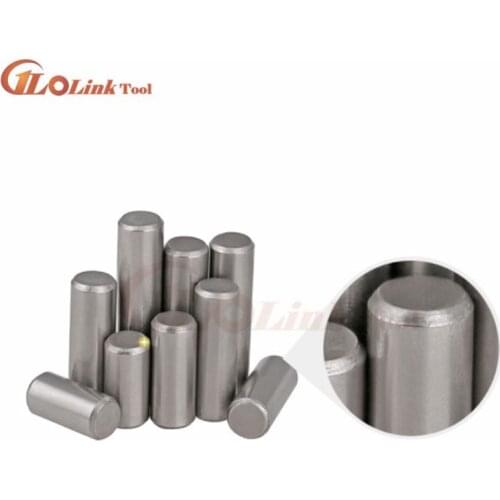 10pcs M3 M4 M5 M6 pins with head 304 stainless steel shaft flat head with hole pin bolt pin cylindrical pins Positioning pin