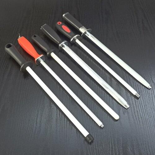 Knife sharpening rod Tungsten steel Black carbon steel kitchen gadgets Slaughterhouse butcher Ceramic Household knife sharpener