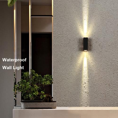 Outdoor Waterproof Wall Lamp LED Wall Light Wall Sconce Terrace Porch Garden Lights Wall Lamps Indoor Wall Light Aluminum RF35