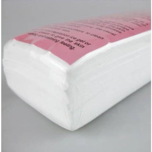 100pcs Removal Nonwoven Body Cloth Hair Remove Wax Paper Rolls High Quality Hair Removal Epilator Wax Strip Paper