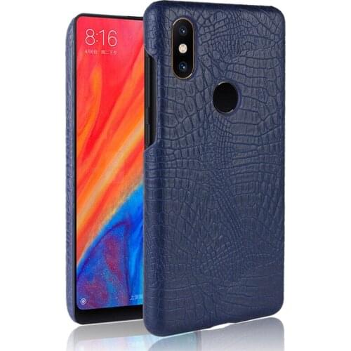 Xiaomi Mi Mix 2S Mix2S Case Crocodile Pattern Hard PC+PU Leather Back Cover Case for Xiaomi Mi Mix 2S Mix2S Cover Protector