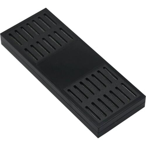 1Pcs New Black Smoking Cigar Humidor Humidifier Bar-type Rectangle Humidor Cigarette Box Cigar Accessory
