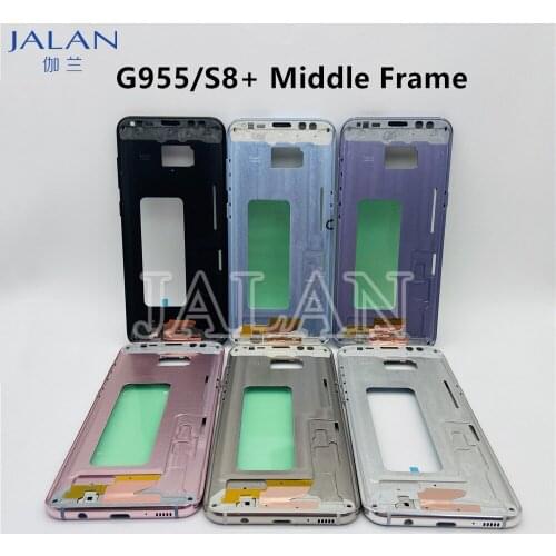 1PCS Middle Frame Bezel Housing Case For SM S8 G950 Crack Middle Bezel Housing Case Replacement Phone Refurbish Repair