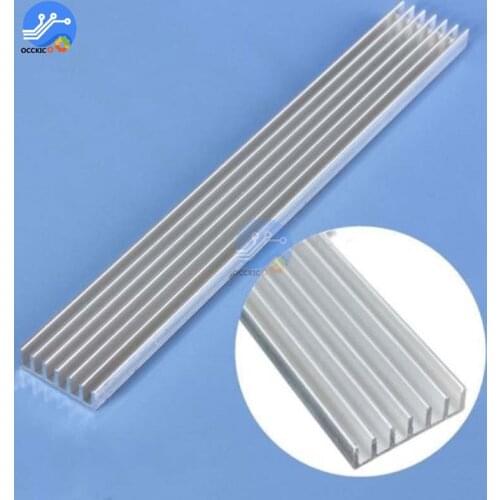 150x20x6mm Aluminum Heatsink Heat sink for 1W 3W 5W LED Light Heat dissipation Cooling Pads Radiator Module