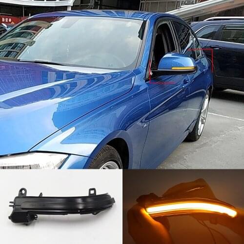 Car Flashing 1 Set For BMW F20 F21 F22 F33 F34 X1 E84 F36 F87 M2 1 2 3 4 Series Dynamic Blinker Turn Signal LED Mirror Light