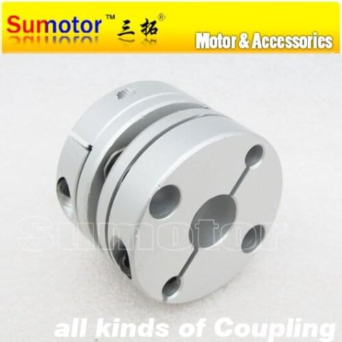 CNC OD 44mm L 35mm, Bore 12mm 12.7mm 14mm 15mm 16mm 18mm 19mm 20mm 22mm, for servo Stepper Motor flexible diaphragm Coupling