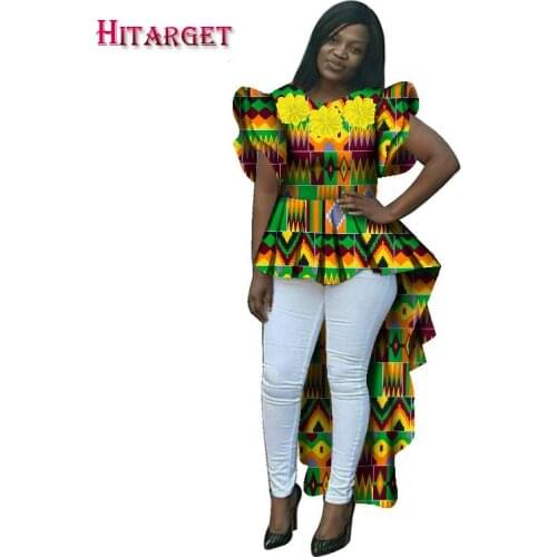 Dashiki African Wax Print Long Dresses for Women Plus Size African Style Women Bazin Riche Traditional Clothing WY999
