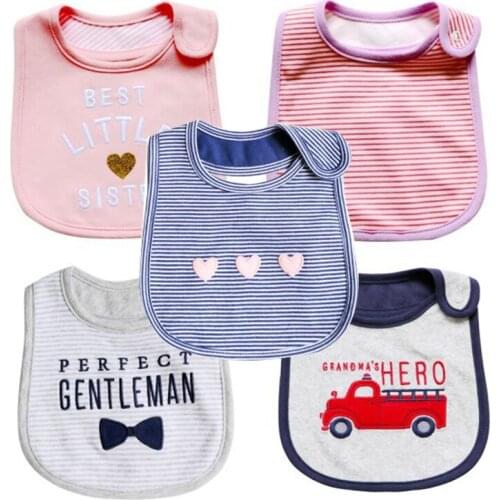 100% Cotton Baby Bibs Waterproof Bandana Baby Girls boys Bibs & Burp Cloths Baby Clothing Product Towel Bandanas Wholesale