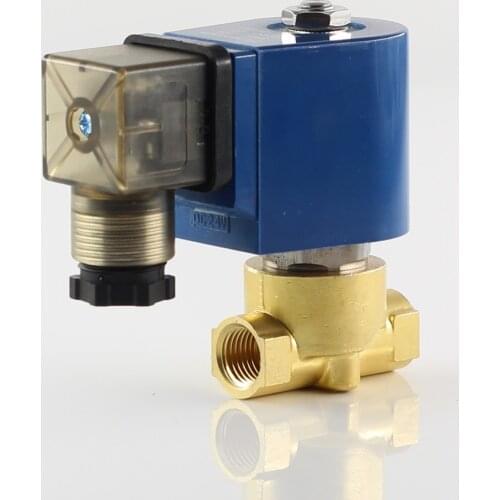 2/2-way Direct Acting Solenoid Valve,Normally Closed,Fluid Media Hot Water Gas Oil Etc.G or NPT 1/8" 1/4" 3/8" 1/2” Threaded