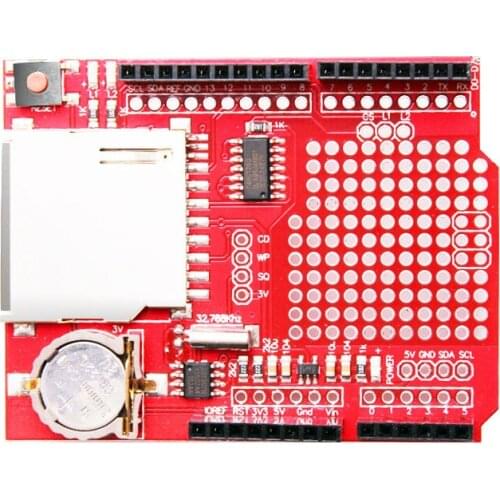 Glyduino Data logging shield XD-204 Data Collection Logger Module Recorder Logging Shield for UNO Card for Arduino