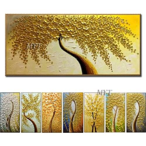 Knife hand painted oil painting wall art canvas hand made artwork paints pictures for living room wall decor gift