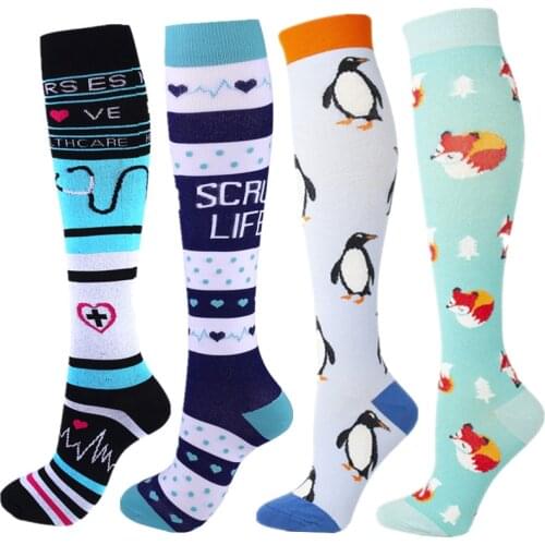 Compression Stockings Fit For Edema Diabetes Varicose Veins Medical Calf Sports Socks Crossfit Atheletic Running Men Women Socks