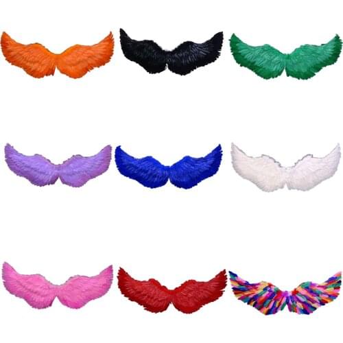 16colors Angel Feather Wings Prop Fairy Costume Wedding Party Birthday Gift Hen Night Party Christmas Xmas Halloween