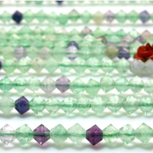 Natural Green Fluorite Faceted Disc Rondelle Loose Beads Wholesale Gemstone Semi Precious Stones Bracelet Diy Jewelry Making