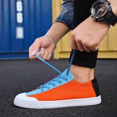 New Arrival Spring Summer Comfortable Casual Shoes Mens Canvas Shoes for Men Lace-Up Brand Fashion Comfortable Flat Loafers Shoe