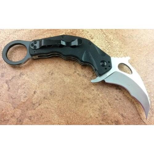 BlTe Rip Tide Claw Karambit Knife AUS-8 Blade G10 Handle Tactical Pocket Folding Hunting Fishing EDC Survival Tool Knives
