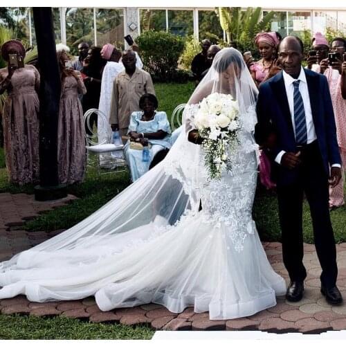 Amazing Lace Pus Size Wedding Dresses South African Off Shoulder Mermaid Bridal Dress Tulle Sweep Train Wedding Gowns