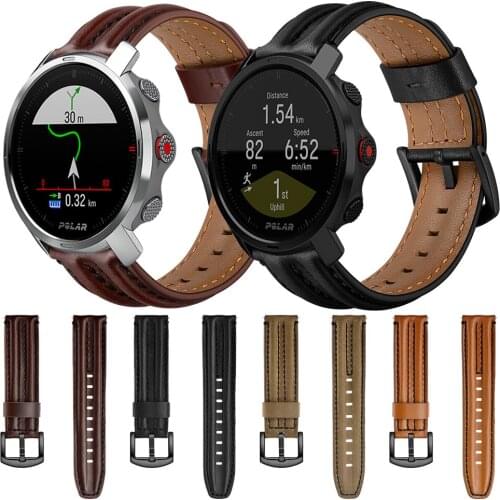 Genuine Leather Watchband For Polar Grit X Strap Band PolarGritX Smart watch Correa WristBand bracelet