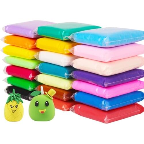 New Slime 12/24/36 Colors Soft Creative Playdough Children Learning Polymer Clay toys light clay intelligent plasticine toy gift