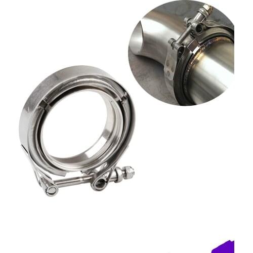 V-Band Clamp Stainless Steel M/F 3V Band Turbo Exhaust Downpipe Hangers Clamps Flanges Female Flange Turbo Downpipes Exhaust