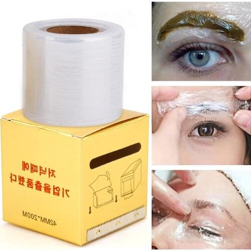 1/2/3Roll Tattoo Clear Wrap Cover Microblading Anesthesia Lip Eyebrow Preservative Film Professional Permanent Makeup Accessorie