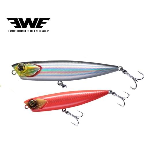 2020 EWE Floating Pencil lure 100F 85F top water Wobbler Articial bait fishing tackle trout bass pike Swimbait Snakehead lures