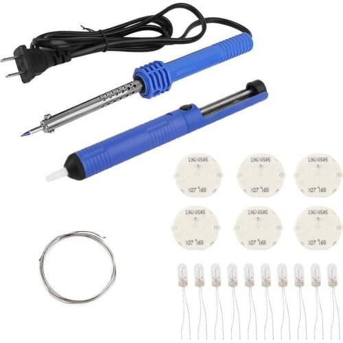 6pcs Stepper Motor x27 168,10 Bulbs,1 Soldering Iron,1Solder Sucker,Tin wire）Instrument Cluster Repair Kit for GMC GM Gauge
