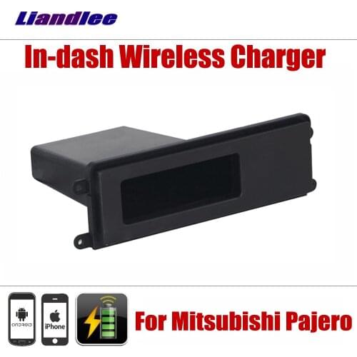 Accessories For Mitsubishi Pajero 2017 2018 Wireless Phone Charger Center Console Organizer Containers Box Car Box Storage