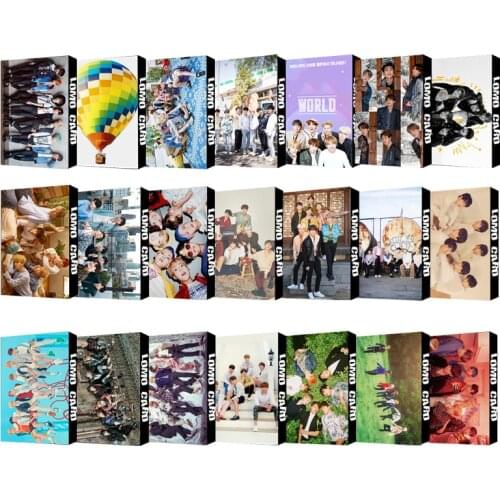 NEW KPOP South Korean Groups Bangtan Boys Album Poster Lomo Cards Map Of The Soul 7 Collection Card Photocard Lomo Cards Gift